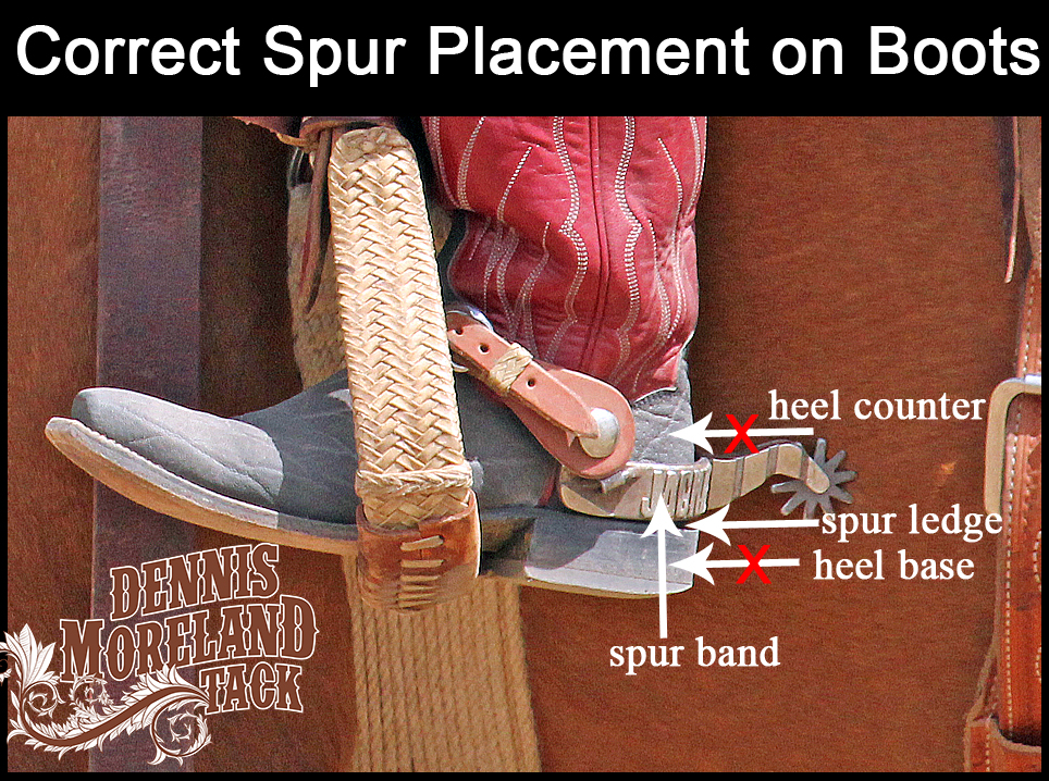 Spur Placement on your Boots - DM Tack