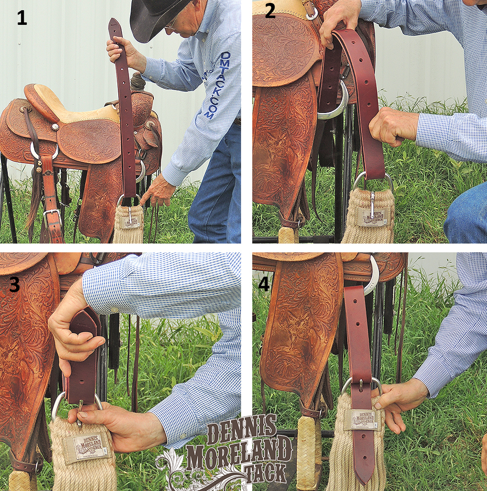 The Best Way to Attach an Off Side Billet or Double Off Latigo - DM Tack