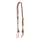 One Buckle Slot Ear Headstall With Rawhide #HS52